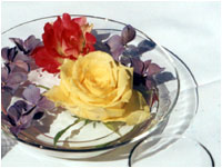 floating flowers image